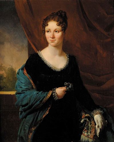 Jean Baptiste Mauzaisse (1784-1844), Attribuito Aritratto di Gentildonna