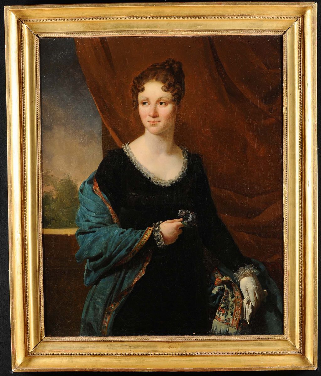 Jean Baptiste Mauzaisse (1784-1844), Attribuito Aritratto di Gentildonna