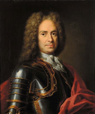 Scuola Francese del XVIII Secoloritratto di Gentiluomo
