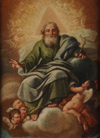 Anonimo Dell’italia Meridionale del XVIII Secolopadreterno in Gloria