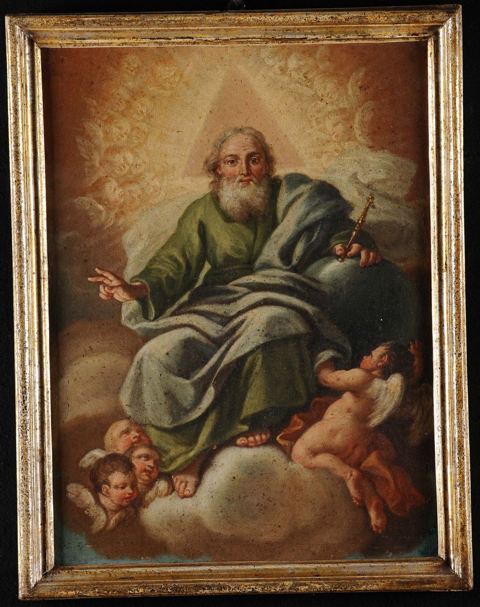 Anonimo Dell’italia Meridionale del XVIII Secolopadreterno in Gloria