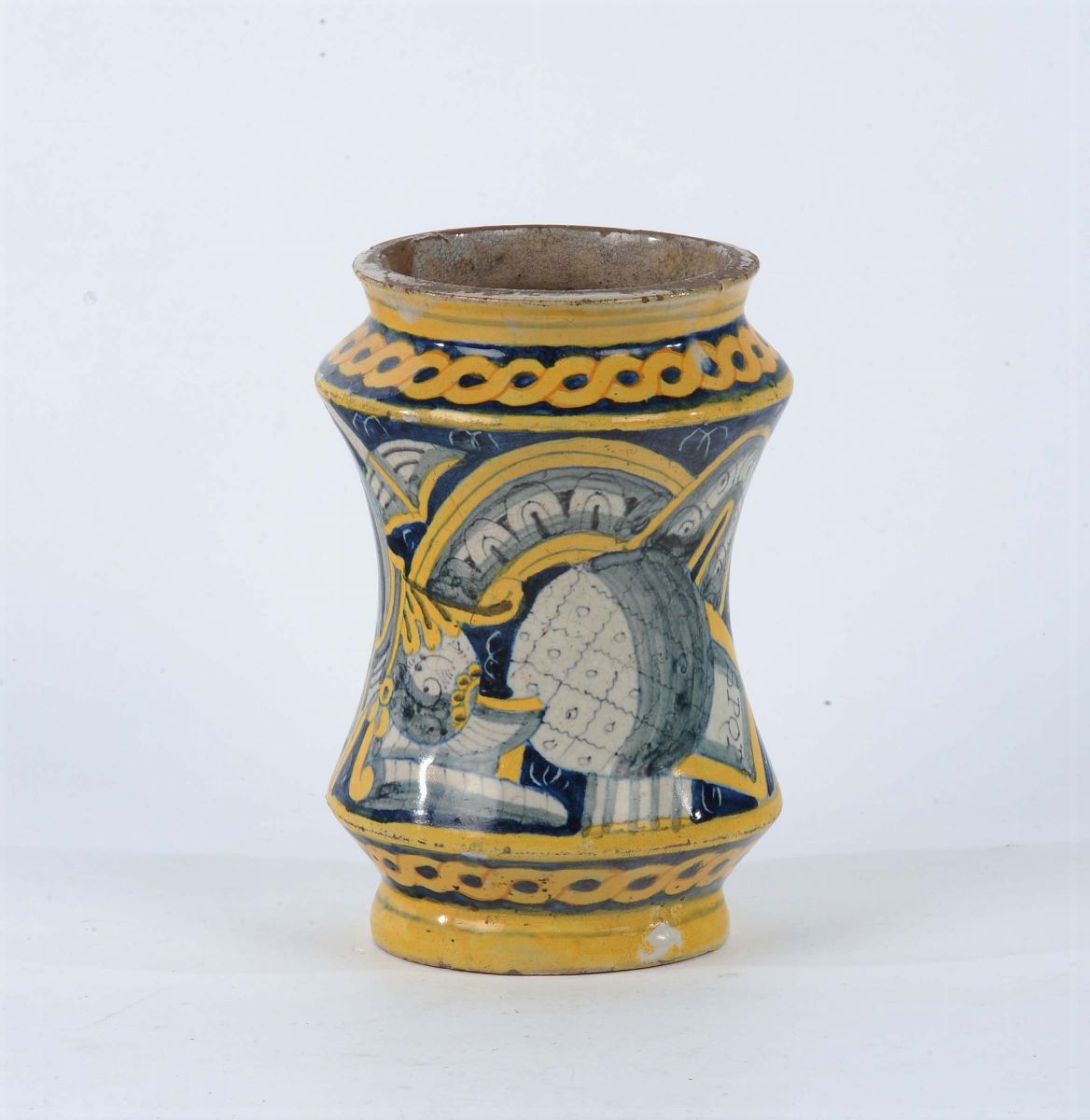 Albarello in Maiolica, Palermo, Ambito di Filippo Passalacqua, Fine XVII Secolo