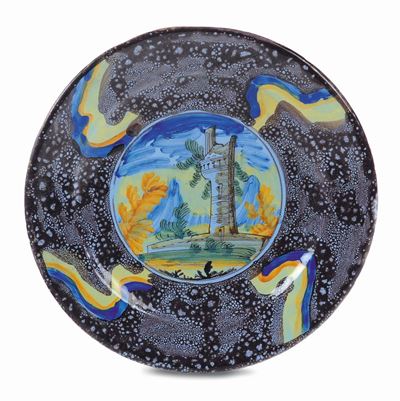Piattello in Maiolica, Pavia XVIII Secolo