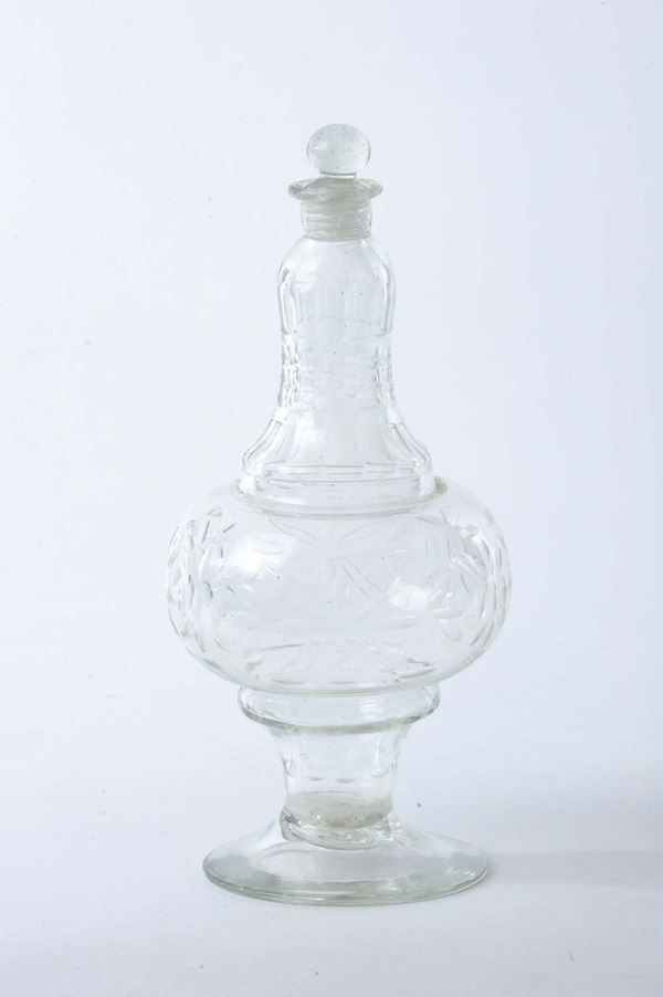 Bottiglia in vetro, Toscana XVIII secolo