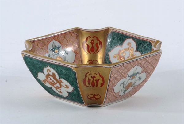 Ciotola in porcellana Sanson in stile cinese, Parigi XIX secolo