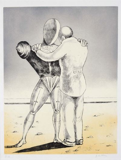 Giorgio De Chirico (1888-1978)il Ritorno del Figliuol Prodigo