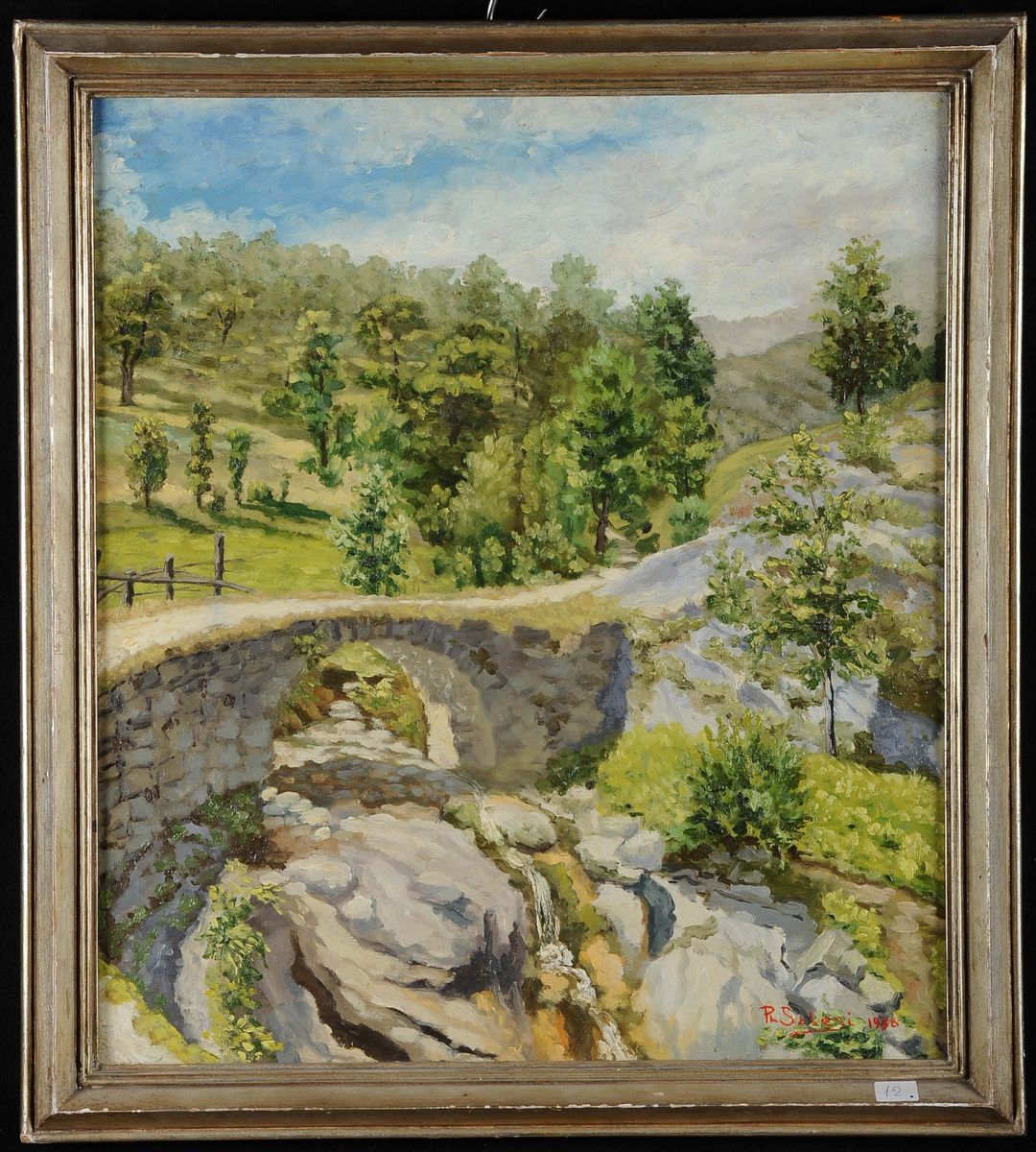 Filippo Salesi (1885-1977)ponte a Vernante, 1938