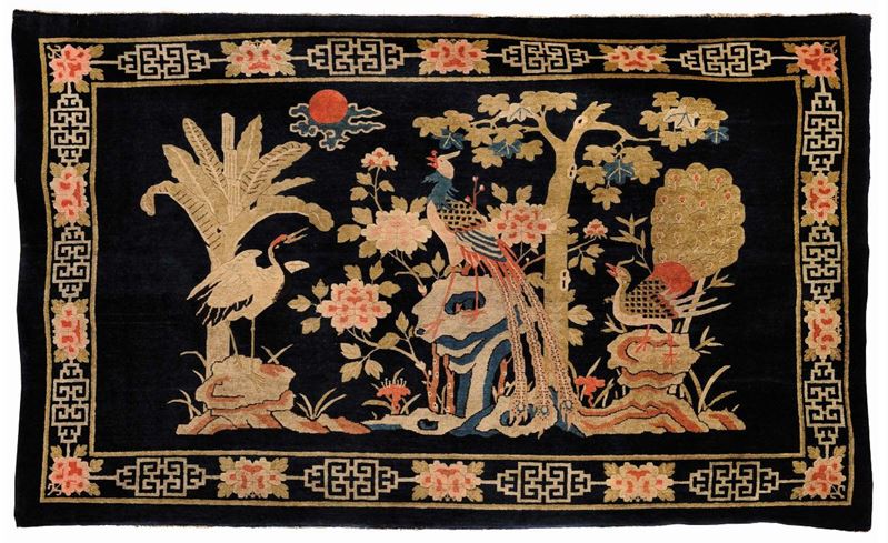 Tappeto cinese Pautou, inizio XX secolo  - Asta Arte Orientale - Cambi Casa d'Aste