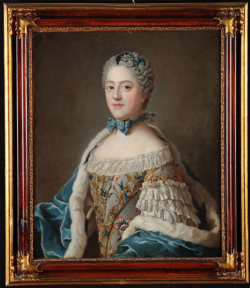 Scuola Francese del XVIII Secoloritratto di Gentildonna