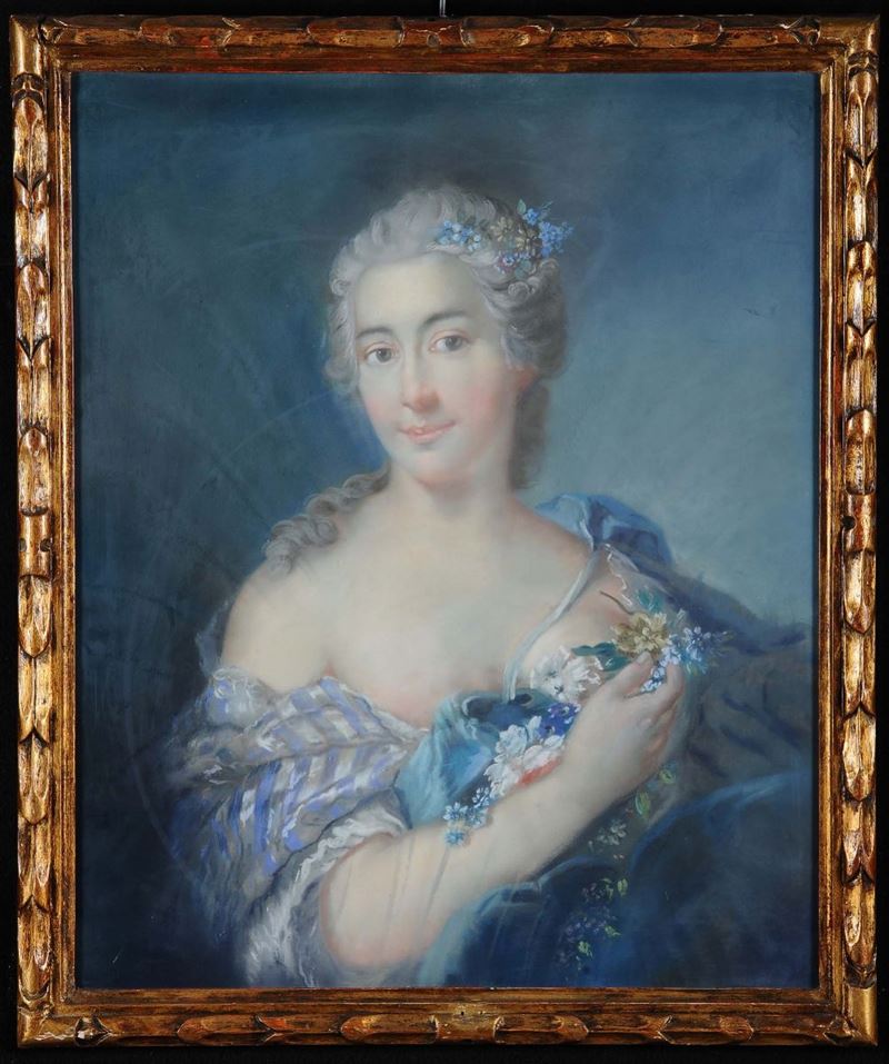 Rosalba Carriera (1673-1757), copia da Ritratto di gentildonna  - Auction Time Auction 1-2014 - Cambi Casa d'Aste
