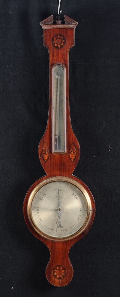 Barometro in Satinwood, Brighton XIX Secolo