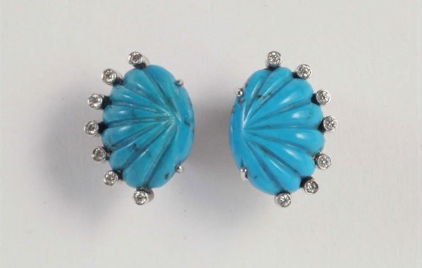 Orecchini con turchesi