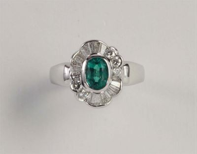 Anello con Smeraldo