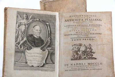 Muratori, Lodovico Antoniodissertazioni Sopra le Antichità Italiane