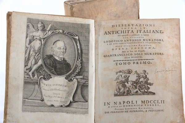 Muratori, Lodovico Antonio Dissertazioni sopra le antichità italiane