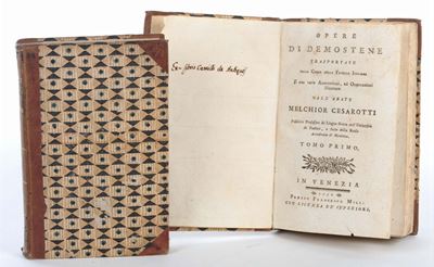Demosteneopere Tradotte da Melchior Cesarotti