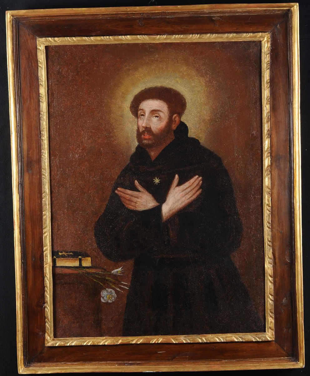 Scuola del XVII Secoloritratto di Santo
