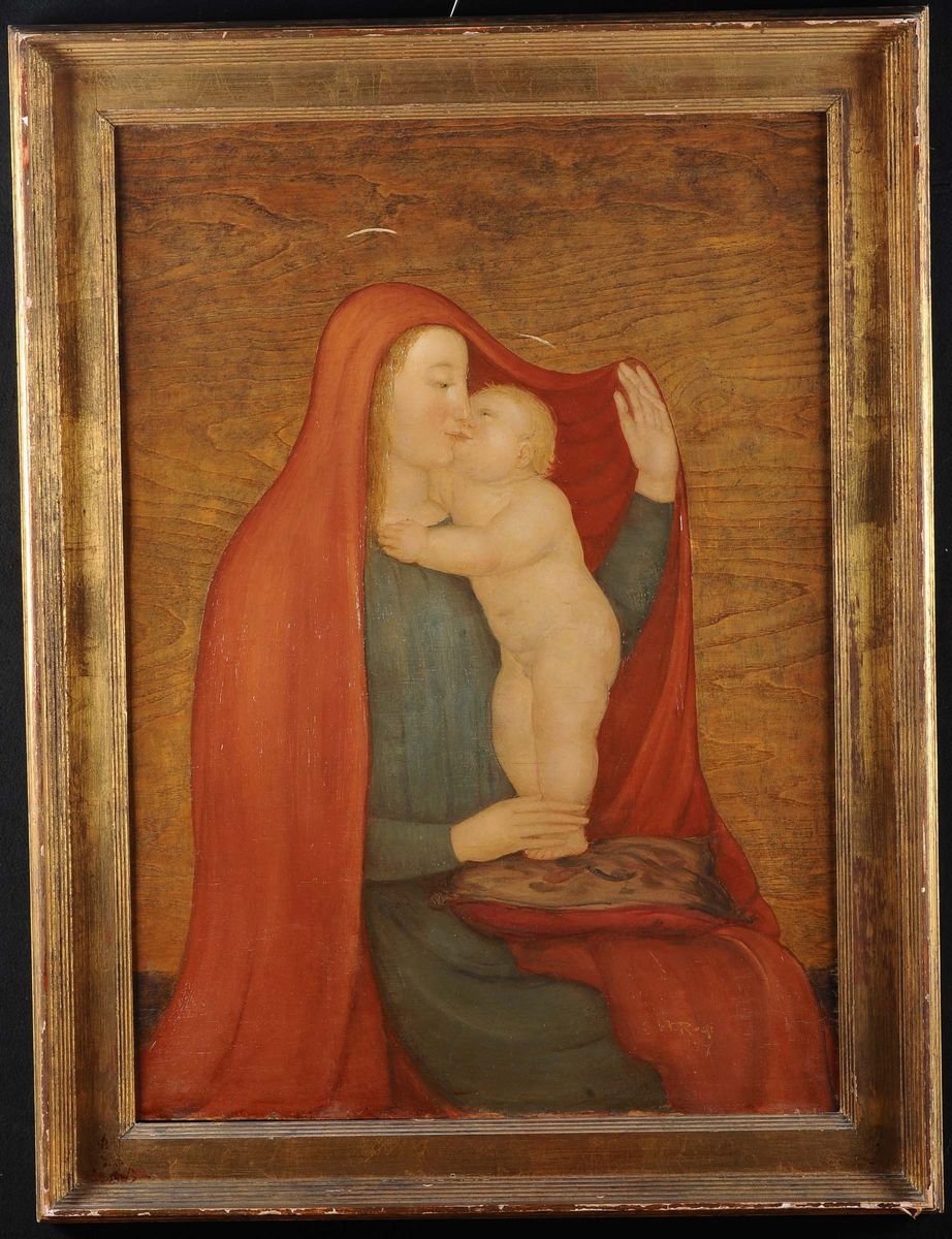 Vanni Rossi (1894-1973)madonna con Bambino