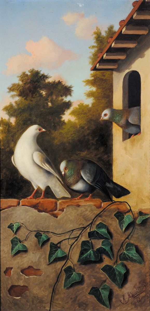 Michelangelo Meucci (1840-1909), Attribuito Agalline Piccioni