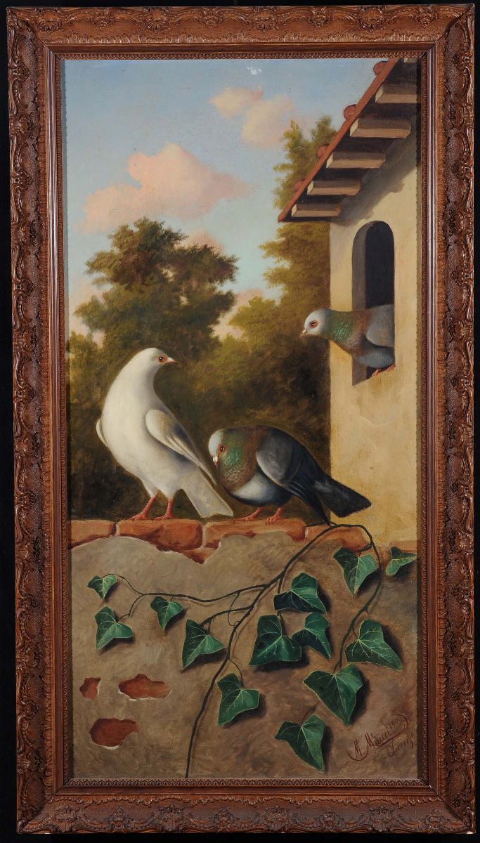 Michelangelo Meucci (1840-1909), Attribuito Agalline Piccioni
