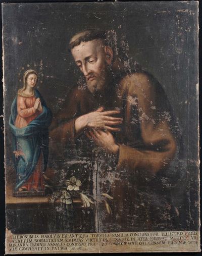 Scuola del XVII Secolosan Francesco in Orazione