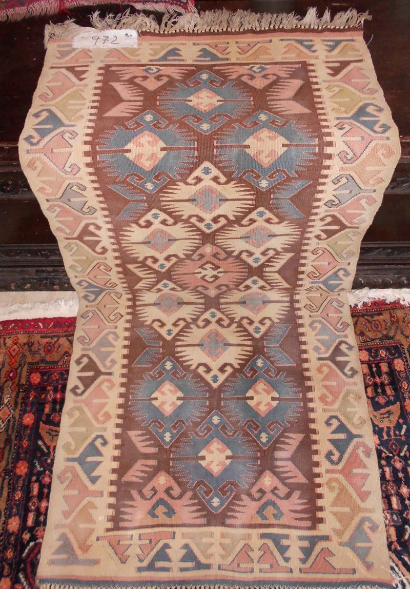Kilim caucasico, fine XIX secolo  - Asta Antiquariato e Dipinti Antichi - Cambi Casa d'Aste