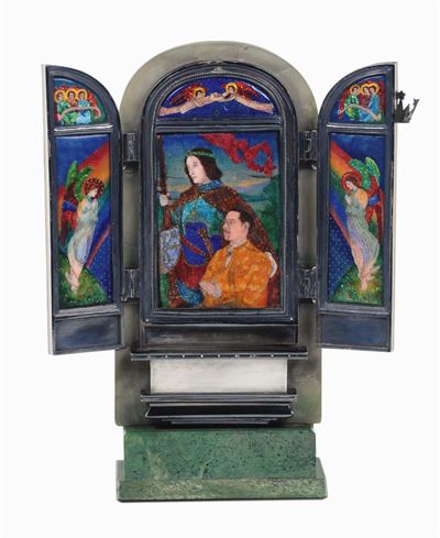 Trittico in Argento e Smalti, Edinburgo 1918