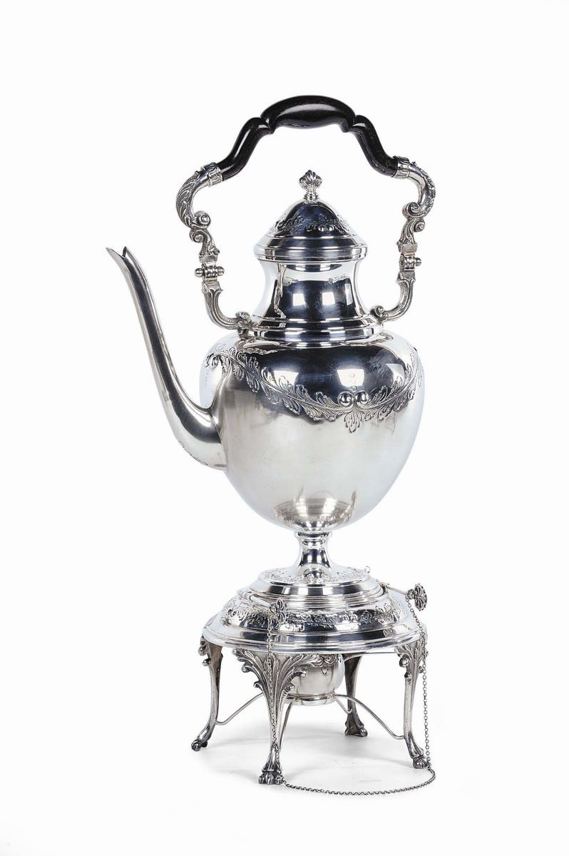 Samovar in argento prod. Boris Stancampiano Palermo  - Auction Silvers, Ancient and Comtemporary Jewels - Cambi Casa d'Aste