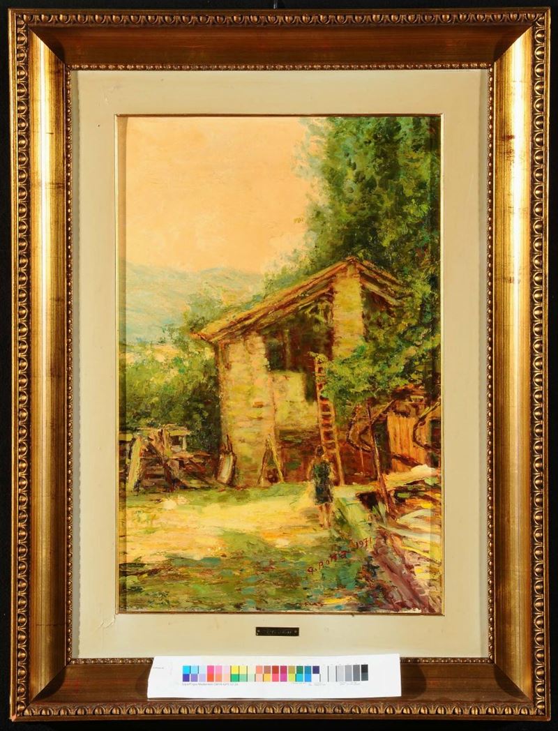 Giovanni Bottai (1904-1978) Rustico piemontese  - Auction 19th and 20th Century Paintings - Cambi Casa d'Aste