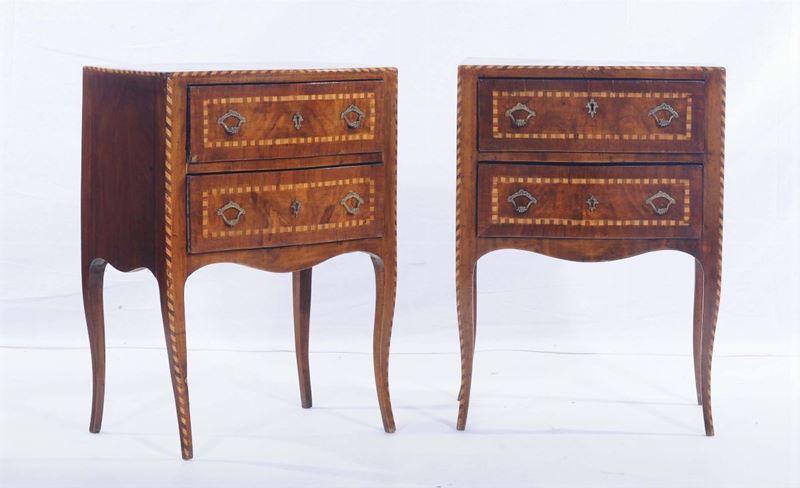 Coppia di comodini in stile Luigi XV  - Auction Antique and Old Masters - Cambi Casa d'Aste