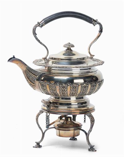 Samovar in Argento Inglese, Gr. 1400 Circa