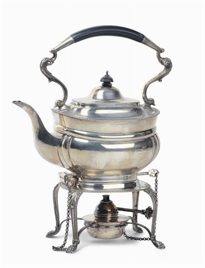Samovar in Argento Inglese, Gr. 1400 Circa