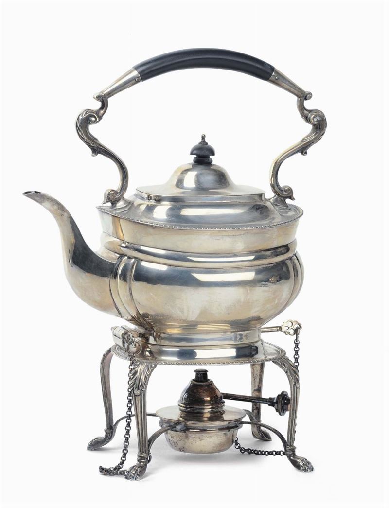 Samovar in argento Inglese, gr. 1400 circa  - Auction Antique and Old Masters - II - Cambi Casa d'Aste