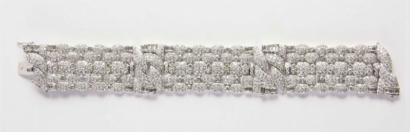 Bracciale con diamanti  - Auction Silvers, Ancient and Comtemporary Jewels - Cambi Casa d'Aste