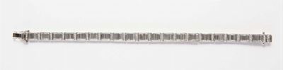 Bracciale con Diamanti Taglio Baguettes
