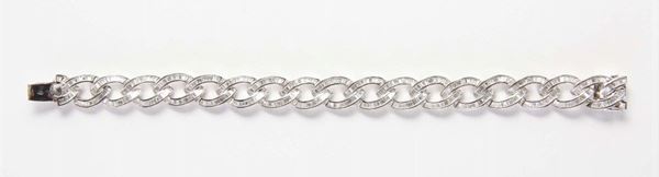 Bracciale con diamanti taglio baguette