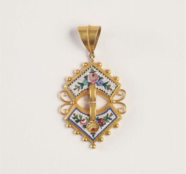 Pendente con micromosaico