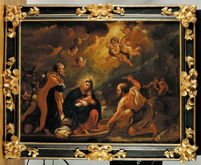 Jacopo Bassano (1510/18-1592), Ambito Diriposo in Egitto Natività