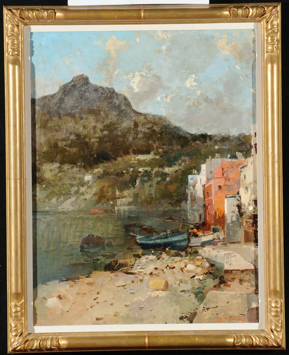 Ezelino Briante (1901-1971)veduta di Maiori