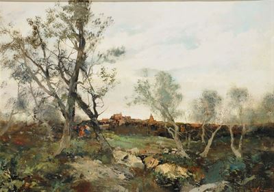Ezelino Briante (1901-1971)paesaggio