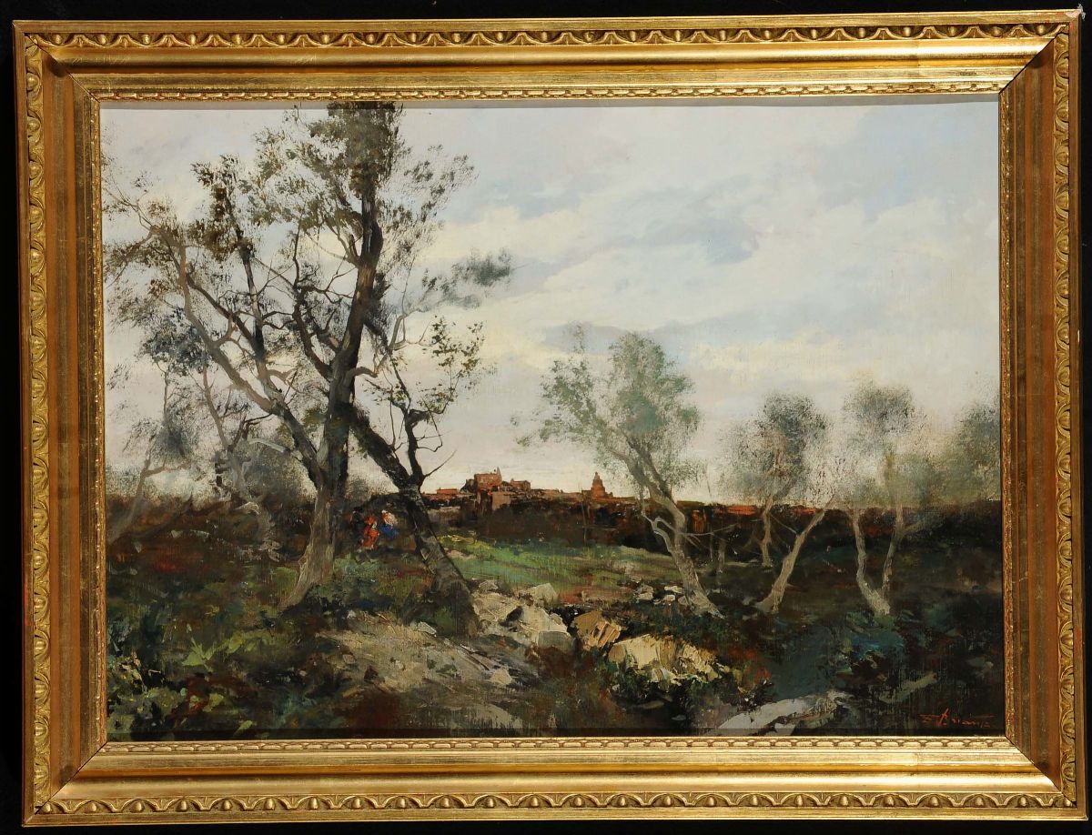 Ezelino Briante (1901-1971)paesaggio