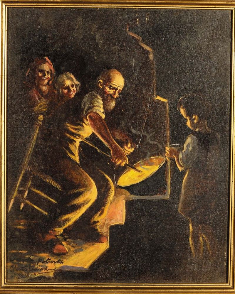 Piero Todeschini (1888-1945) Santa Polenta, 1938  - Asta Dipinti del XIX e XX secolo - Cambi Casa d'Aste