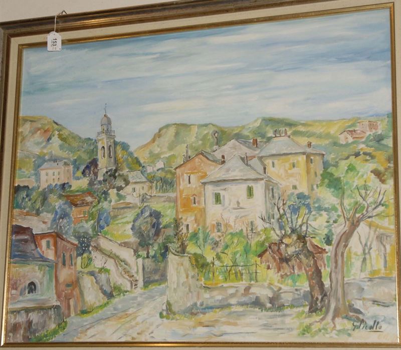 Giacomo Picollo (1905-1988) San Gottardo  - Asta Dipinti del XIX e XX secolo - Cambi Casa d'Aste