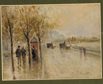 Pietro Scoppetta (1863-1920)lungo la Senna