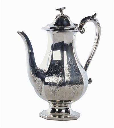 Caffettiera in Argento, Città di Sheffield 1913