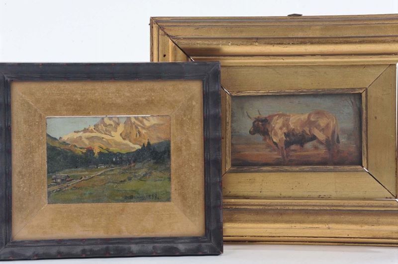 Due piccoli dipinti su tavoletta  - Asta Antiquariato e Dipinti Antichi - Cambi Casa d'Aste