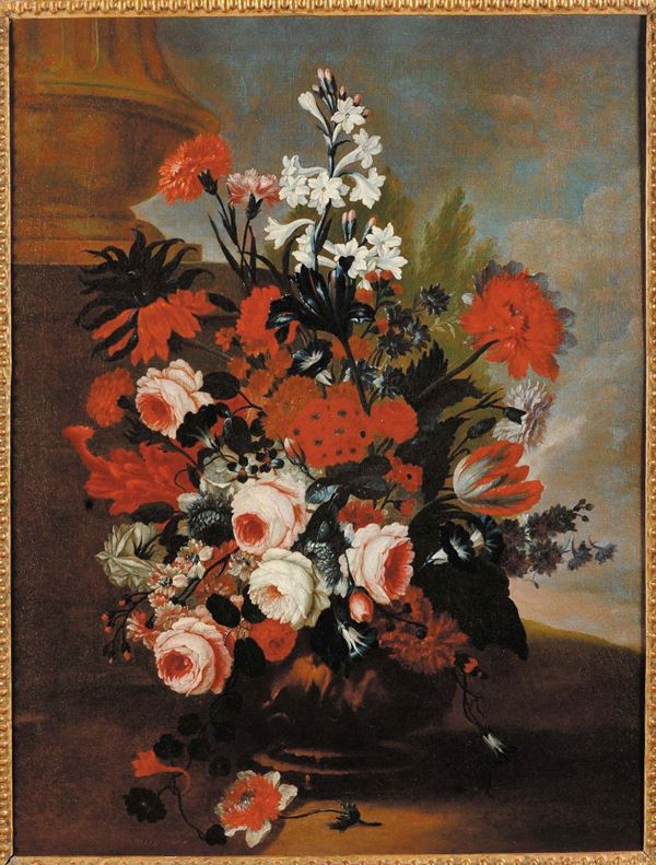 Karel Van Vogelaer detto Carlo de’ Fiori (1653-1695) Vaso con fiori