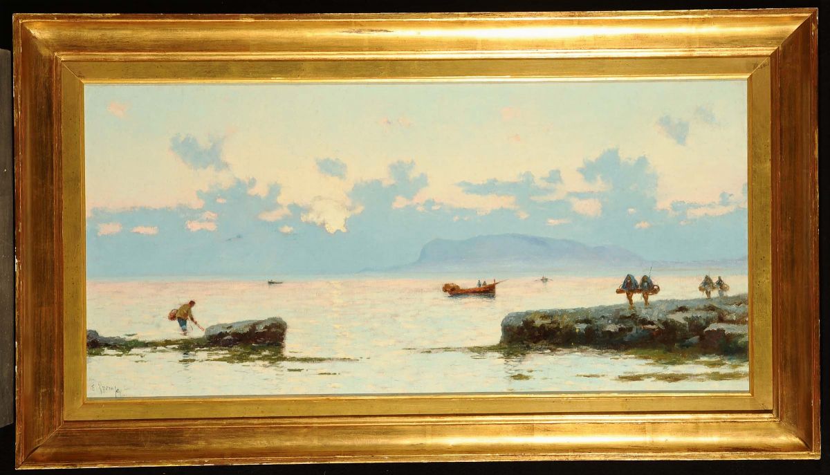 Erminio Kremp (1860-1936)marina a Palermo