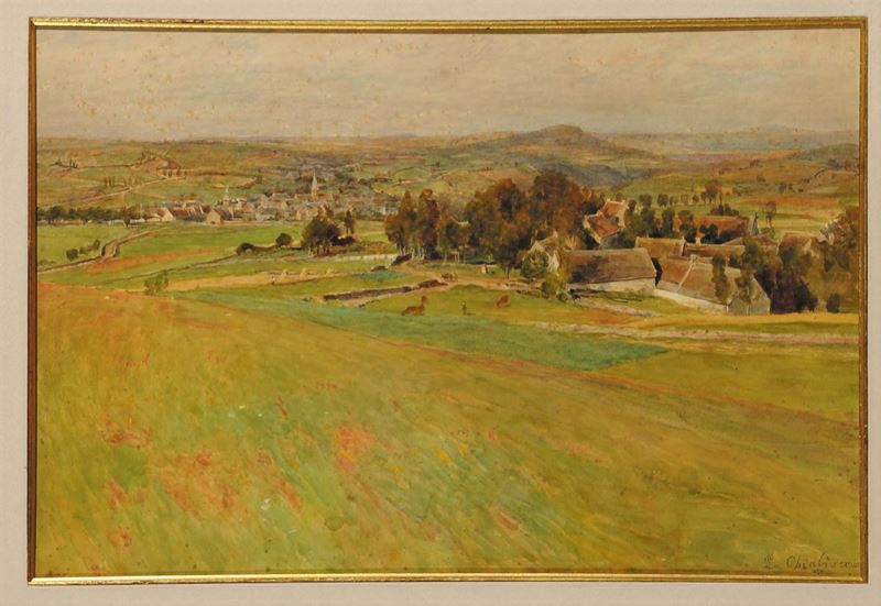Luigi Chialiva (184 -1914) Paesaggio  - Auction 19th and 20th Century Paintings - Cambi Casa d'Aste