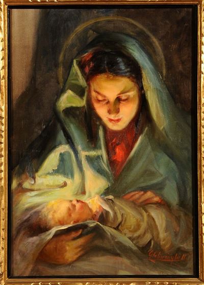 Giuseppe Ghiringhelli ( 1874 - 1944 )madonna